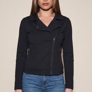 Black Womens Zip Up Jacket